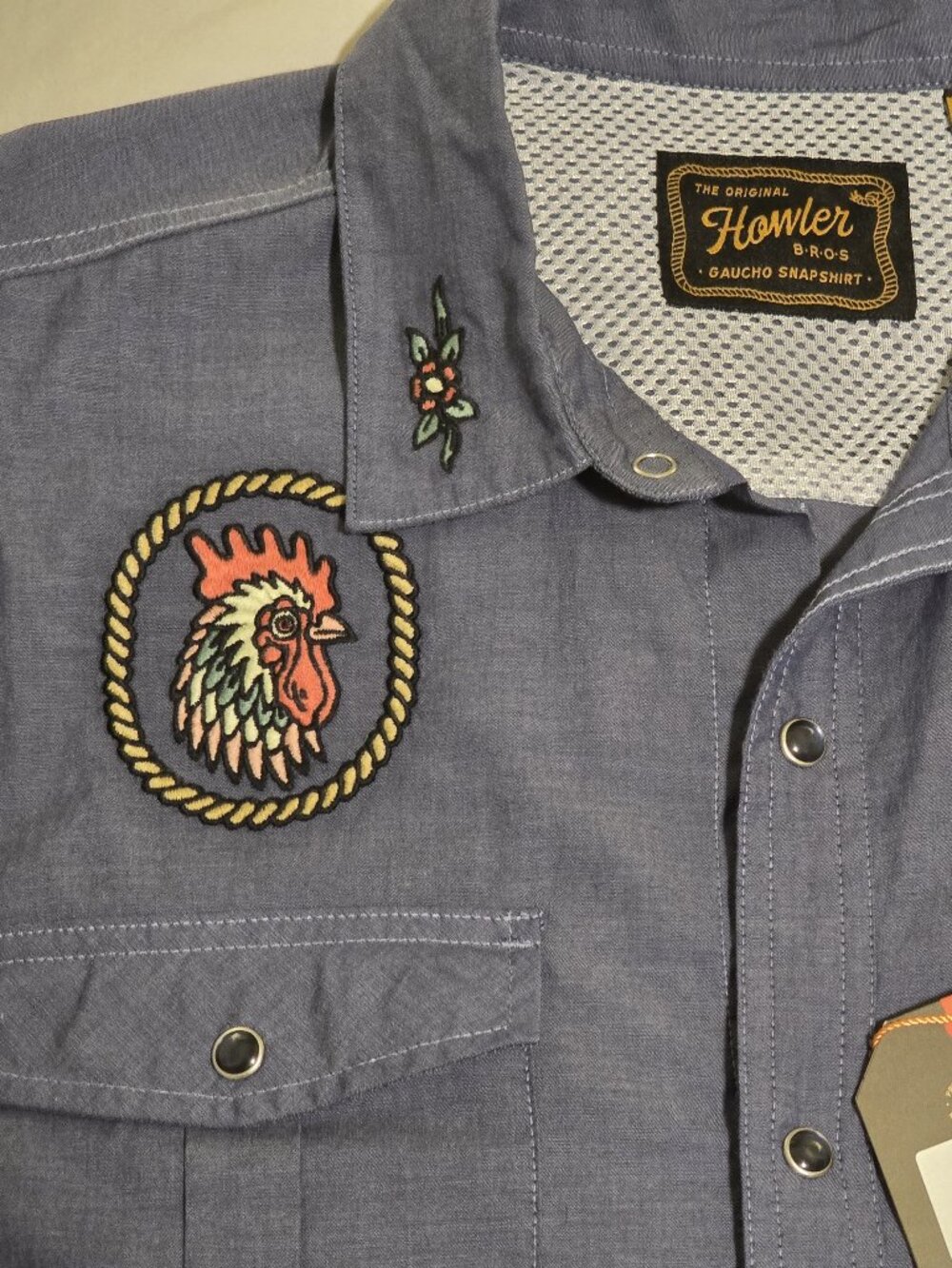 NWT Howler Bros HFTTMM Gaucho Snapshirt (L) - Picture 3 of 6